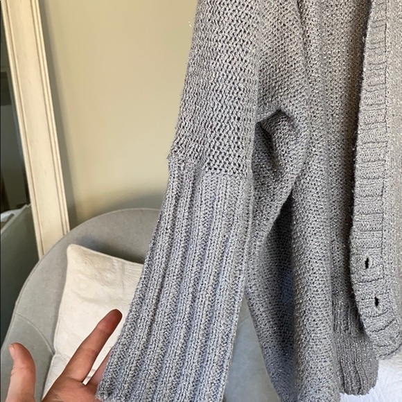 Gray and silver cardigan - Picture 3 of 3